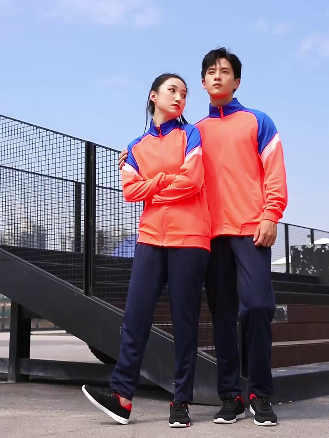 Men's Running Athleisure Stretch Fabric Training Outfit