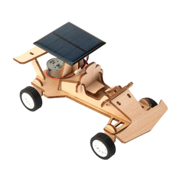 STEM Learning: DIY Solar Powered Vehicle Puzzle - A Wooden Educational Toy for Kids