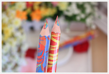 mixing colors Coarse rod pencil Teenagers color pencil