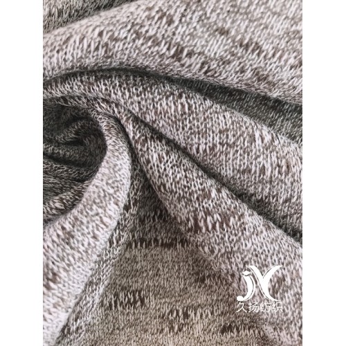 Loose Brown Sweater Knit Jacquard
