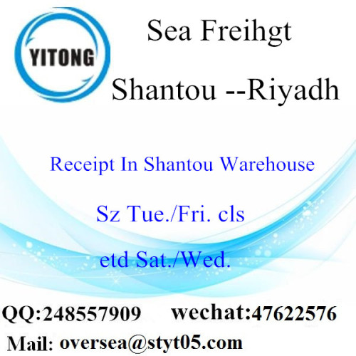 Shantou Port LCL Consolidation To Riyadh