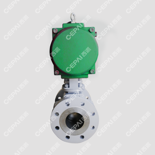 Compact Pneumatic O-type ball valve