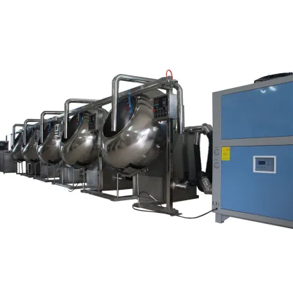 Customized Chocolate M&M and Smarties Ball Making Machine