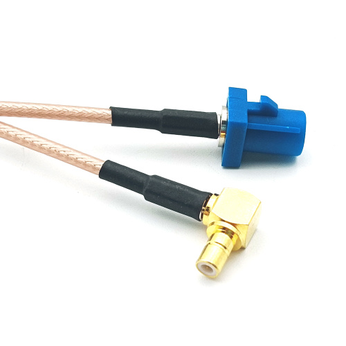Fakra Male to Right Angle SMB Coaxial Cable