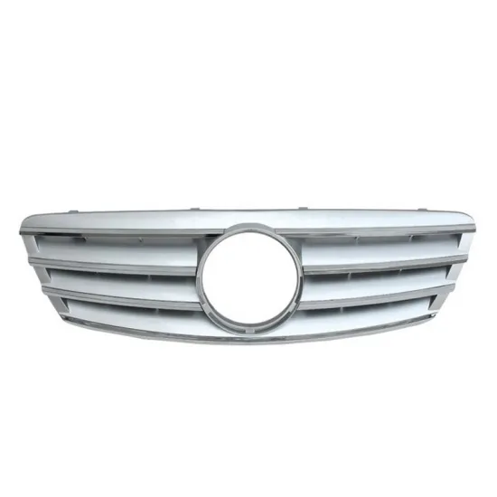Silver Front Grill for Mercedes-Benz C-Class 00-04 (W203)