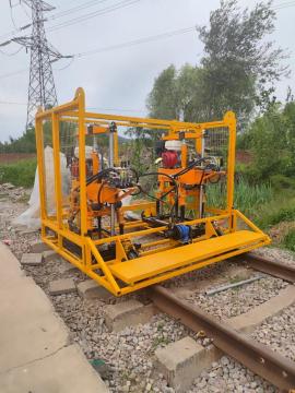 Smart rail tamping machine rail ballast bed tamping equipment track maintenance tools