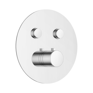 Grifo termostático de ducha 2 funciones para instalación empotrada