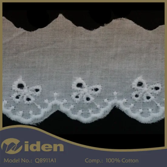 Manufacturers New Design Fancy Embroidery Lace For Garments