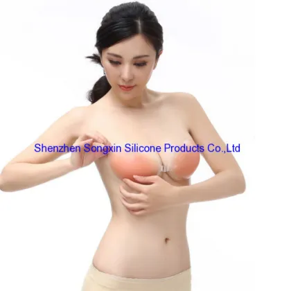 Wholesale - Strapless Backless Invisible Self-adhesive Silicone Breast Bra Pad 4 Cups 