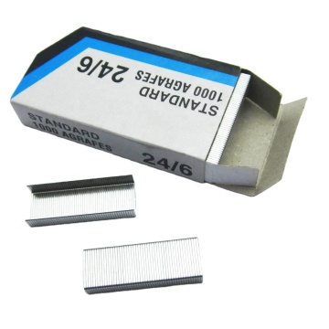 Wholesale Office Binding Supplies: Silver Galvanized Stapler Pins 24/6