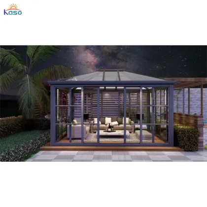 Winter Garden Garten Triangle Roof Free Standing Sunroom