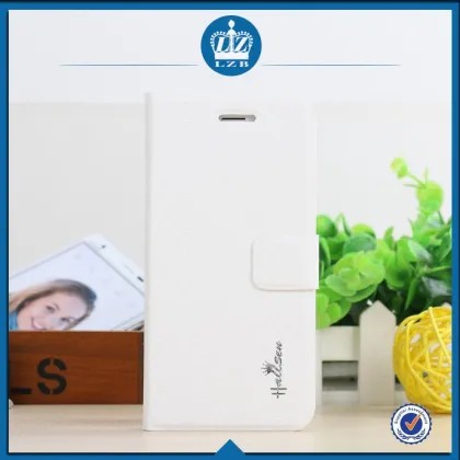 LZB Silk Grain Series Smart Leather Case Cover For ASUS Zenfone 4