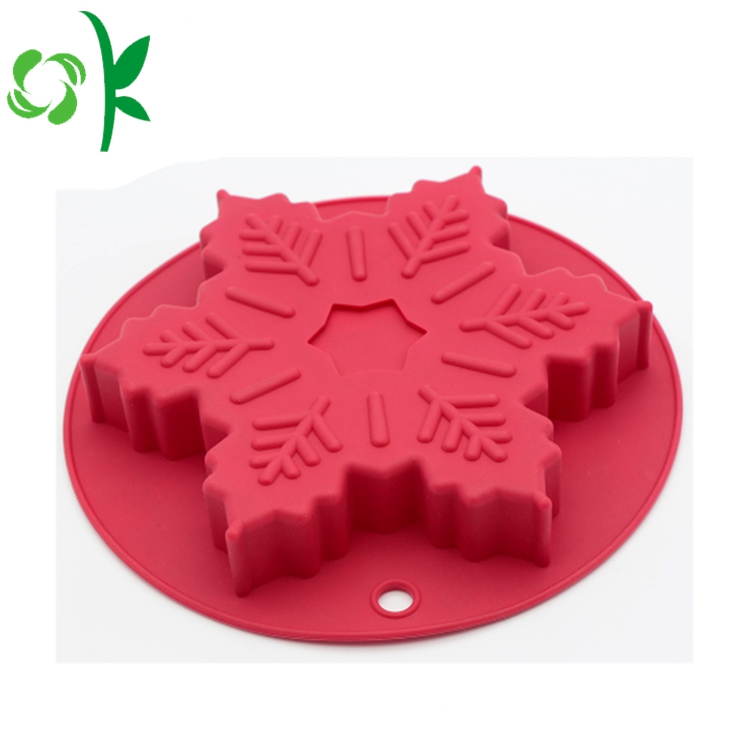 Silicone Cake Mold Heat Resistant Snowflack Shaped Mold