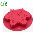 Molde dado forma resistente ao calor de Snowflack do molde do bolo do silicone