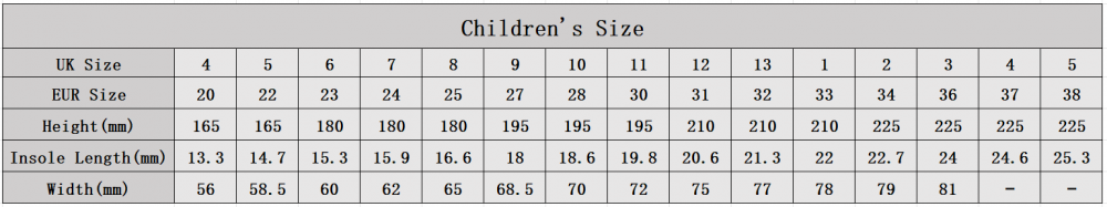 Children S Size