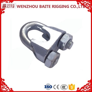 Din 741 Steel Electric Galvanized / AISI 304 316 Stainless steel metal Wire Rope Clips Chinese supplier