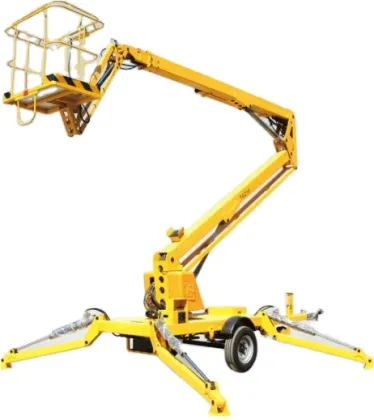 Towable Boom Lift for Construction Sites