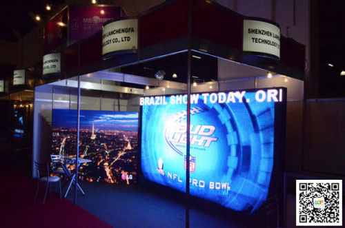 Congratulation Successful Lcf Led In Serigrafia Sign Future Textil 2013-p8 / P4.8 Led Screens Shows