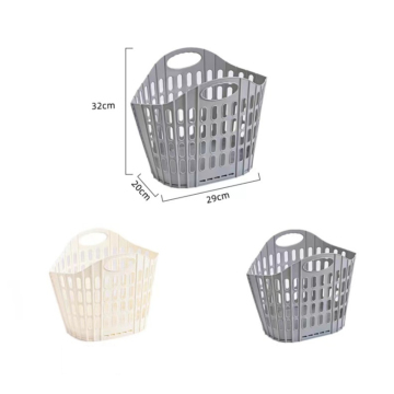 Multi-Functional Foldable Wall Hanging Storage Basket for Home Laundry
