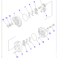 KOMATSU PC400-7 FINAL DRIVE ASSEMBLY 208-27-00411