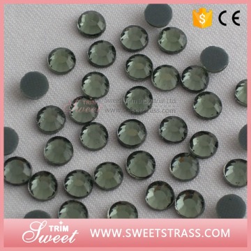 SS12 black shadow korea A grade sticker rhinestones on sale for dresses