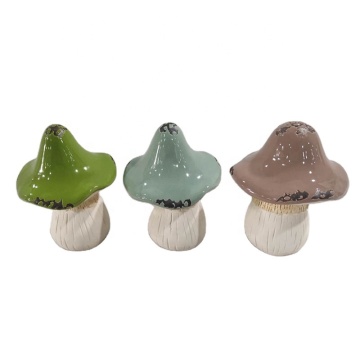 Custom Glazed Ceramic Mushrooms for Garden Decoration