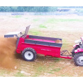 Esparcidor de fertilizante de estiércol de toma de fuerza montado en tractor