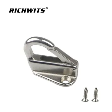 Stainless Marine hardware Rope Yacht Tug Spring Bolted Snap Fender Hook