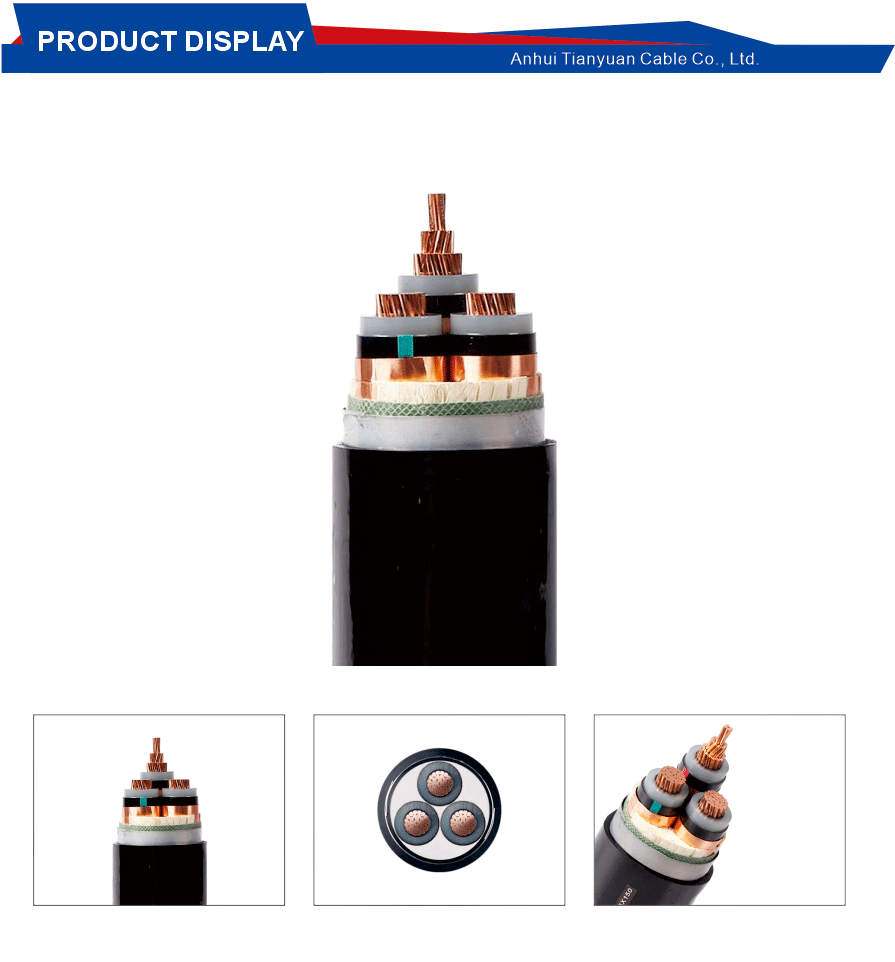 Medium voltage armored copper cable