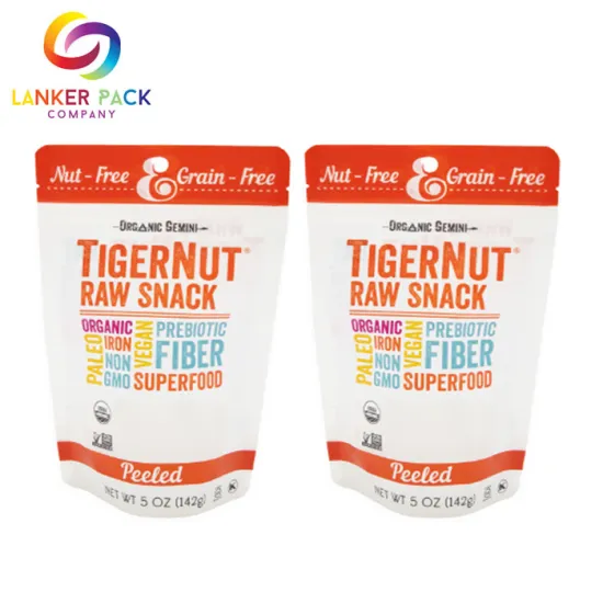 Customization Smell Proof Ziplock Stand Up Pouch Packaging