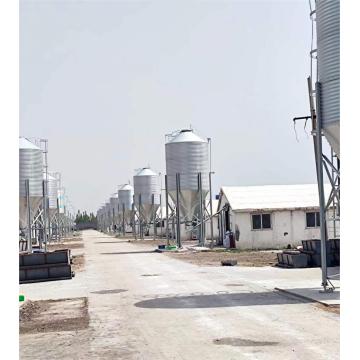 Broyler silo (iki taraflı galvanizli tabaka)