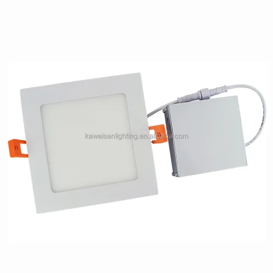 12W 6 Inch Slim LED Panel Lights: Adjustable Recessed Aluminum Square and Round Ceiling Lights