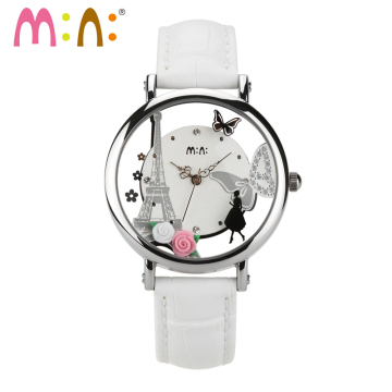 2017 new product custom watches ladies 3D designs dropshipping