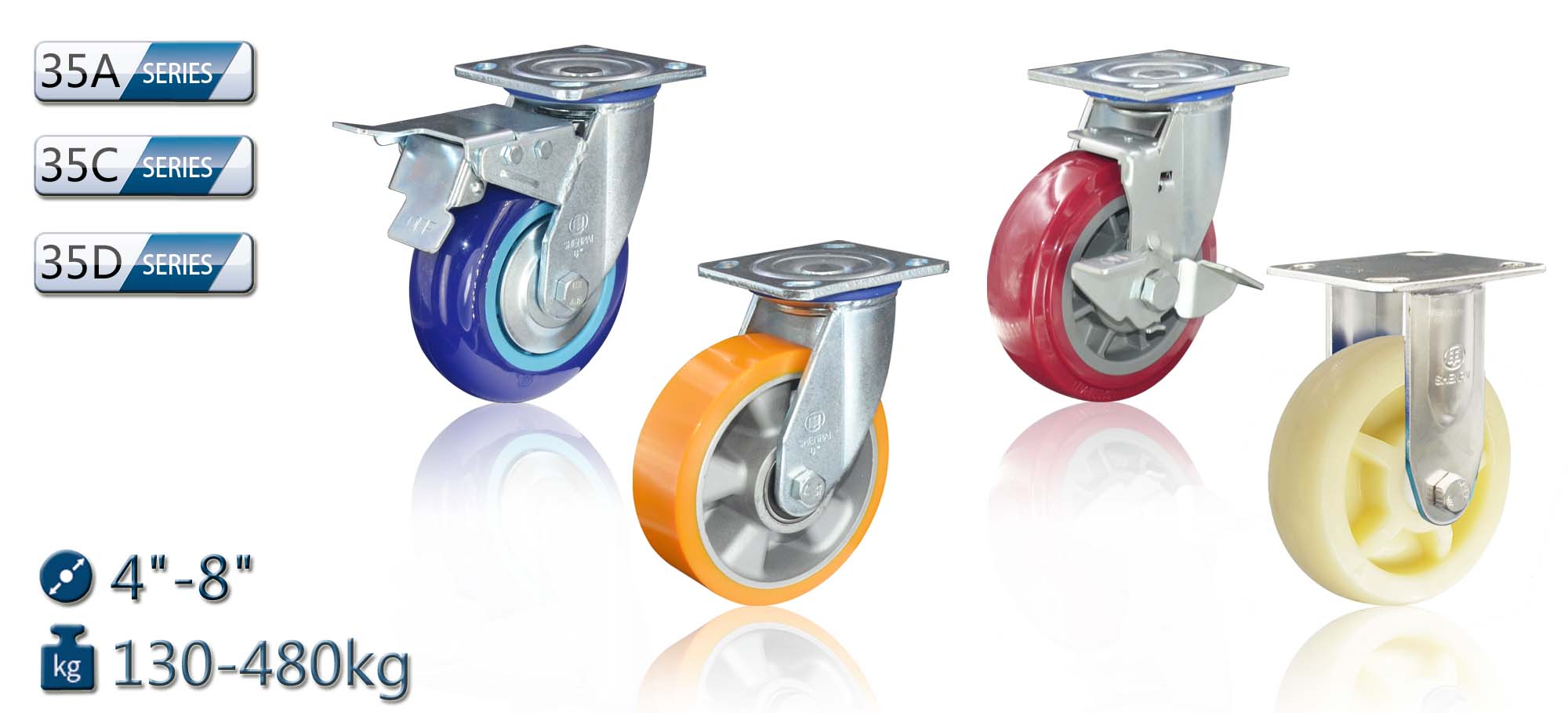 [35a]heavy Duty Caster (quenched Ball Track), High Quality [35a]heavy ...