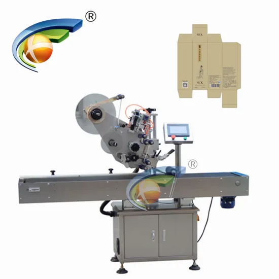 Automatic Tag and Flat Label Applicator Machine with Date Printer for Boxes, Bags, and Pouches