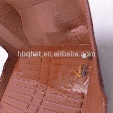 brown comfotable non-skid 5d foot mat waterproof high quality carpet car floor mat