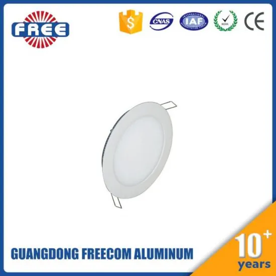 small power super bright round panel light housing