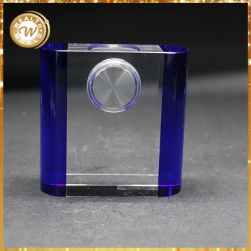 Fashion best selling creative crystal mechanical table clock