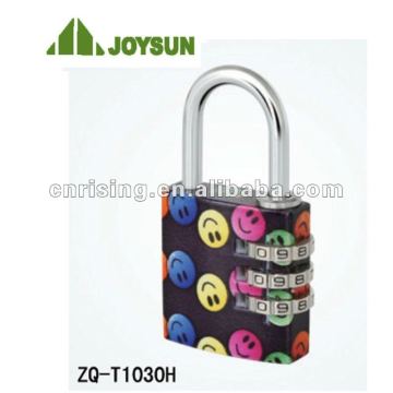 3 Dials PC Travel Luggage combination TSA Lock ZQ-T1025H