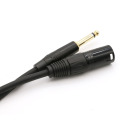 Instrument Cable XLR 3 Pin Plug to 6.35 mm (1/4") Male Mono Jack Plug Mic Cord 1M 1.5M 2M 3M 5M 7.5M 10M 12M 15M for Microphone