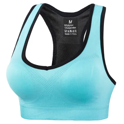 Plus Size Women's Quick Dry Yoga Bra Pullover Activewear