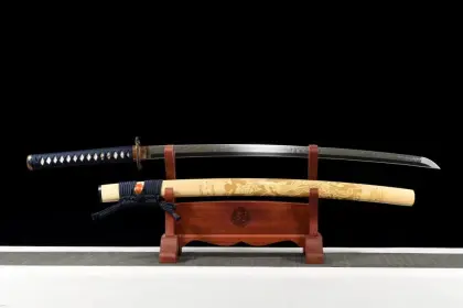 Japanese Samurai Katana Eagle Soaring in the Sky