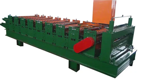 Double layer roll forming machine for rolling roof sheet and wall panel