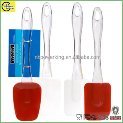 2014 best selling silicone spatula / Integrated silicone spatula