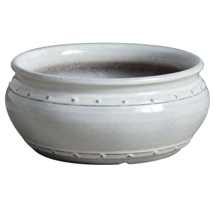 Ceramic Pots Drum Type Ceramic Orchid Pot
