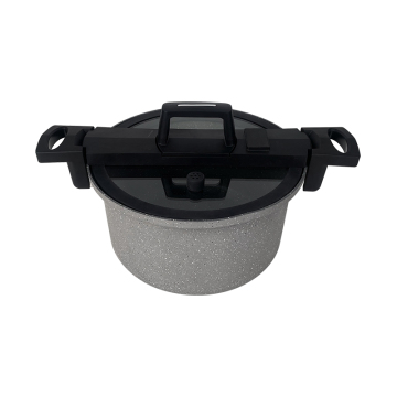 Large Capacity Non-Stick Low Pressure Cooker for Korean Family Kitchen, Multi-Functional Braising Soup Pressure Cooker