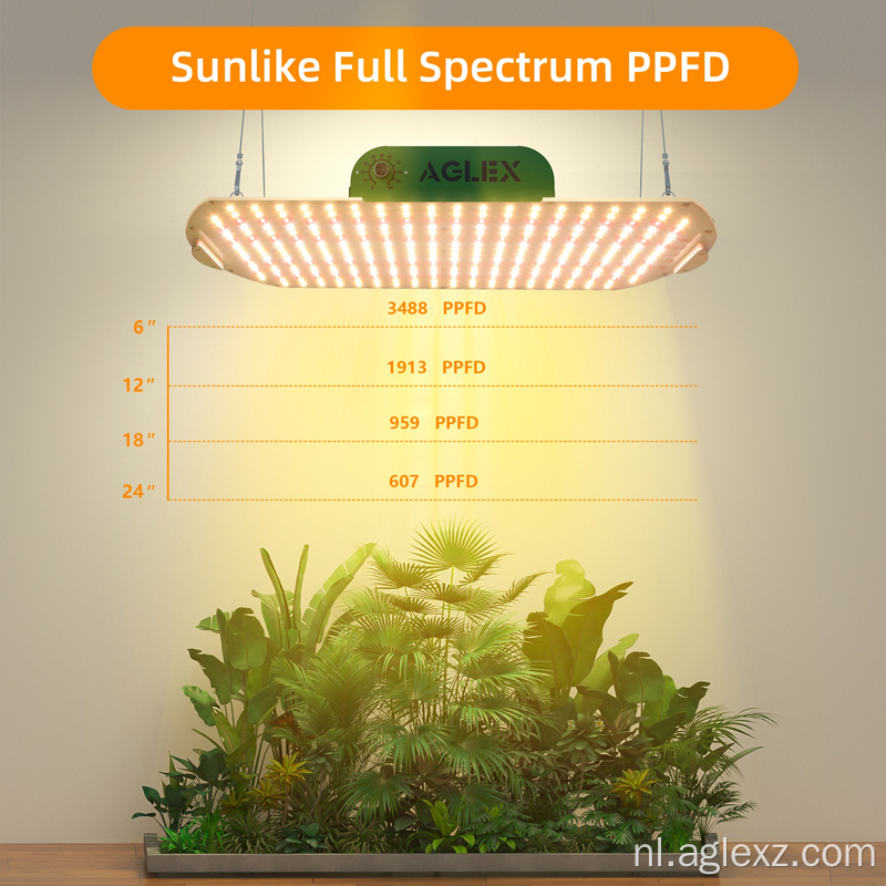 Volledig spectrum LED -kweeklichten voor groenten