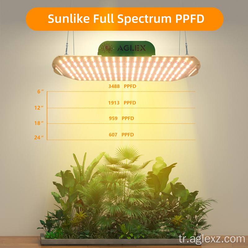 Sebzeler için tam spektrum LED büyüme ışıkları