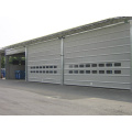 Fast action PVC stacking door for dock solution