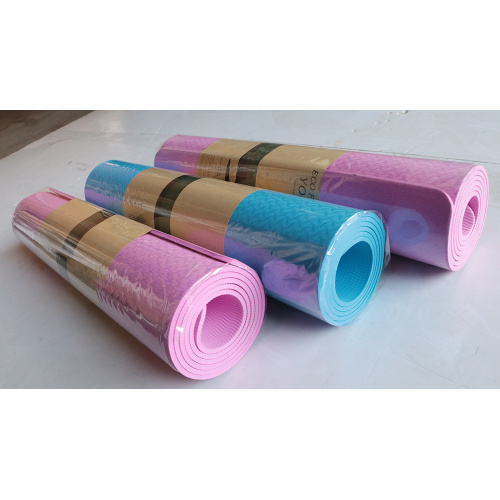 Eco Friendly Single Color mat TPE Yoga Mat